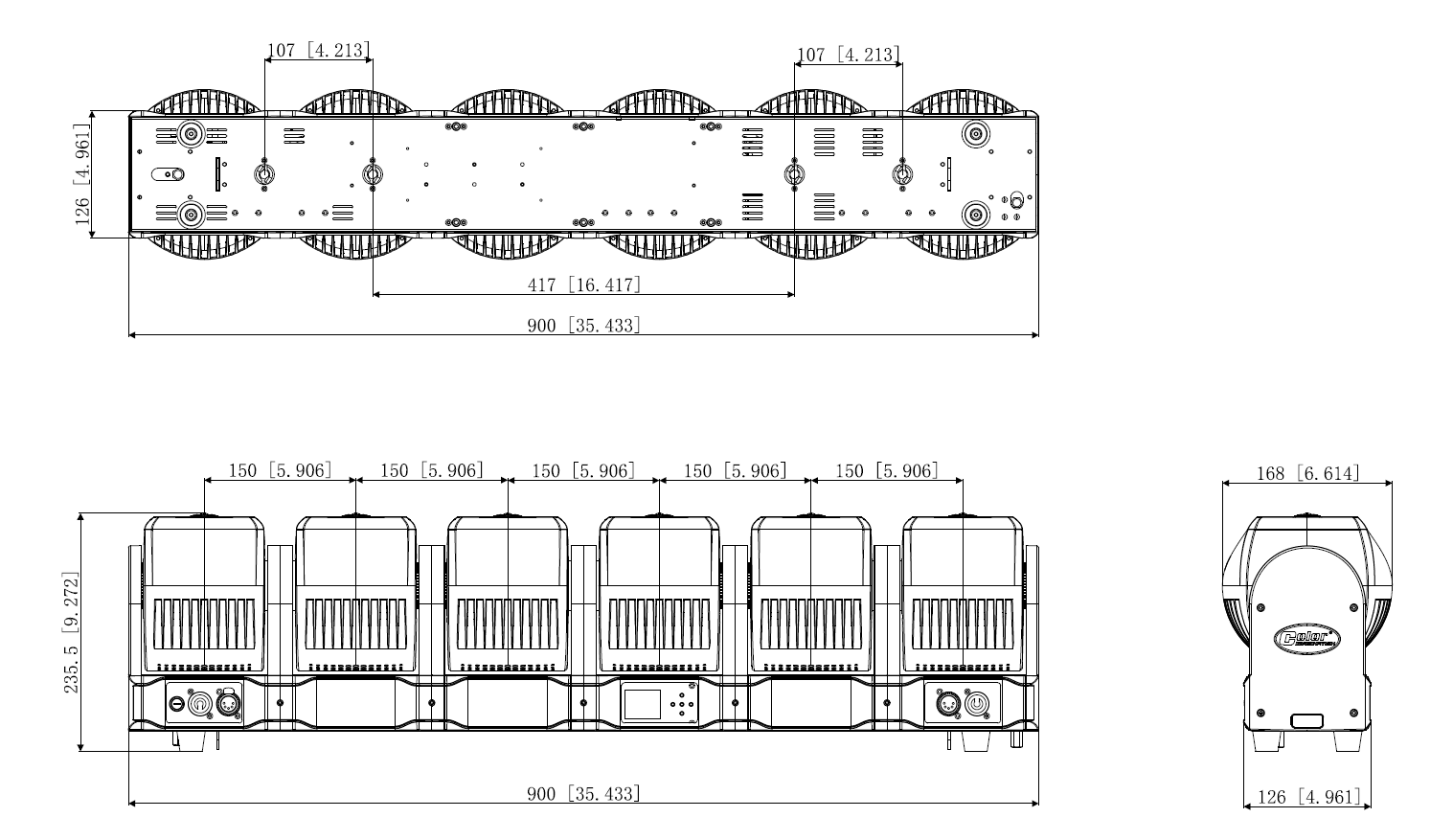 Barra Loca66 Dimensiones