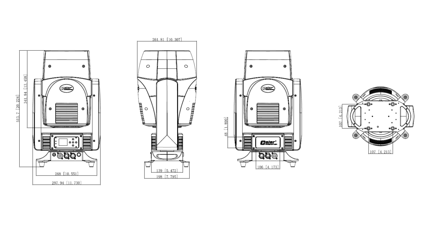 Maestro 420c Dimensiones