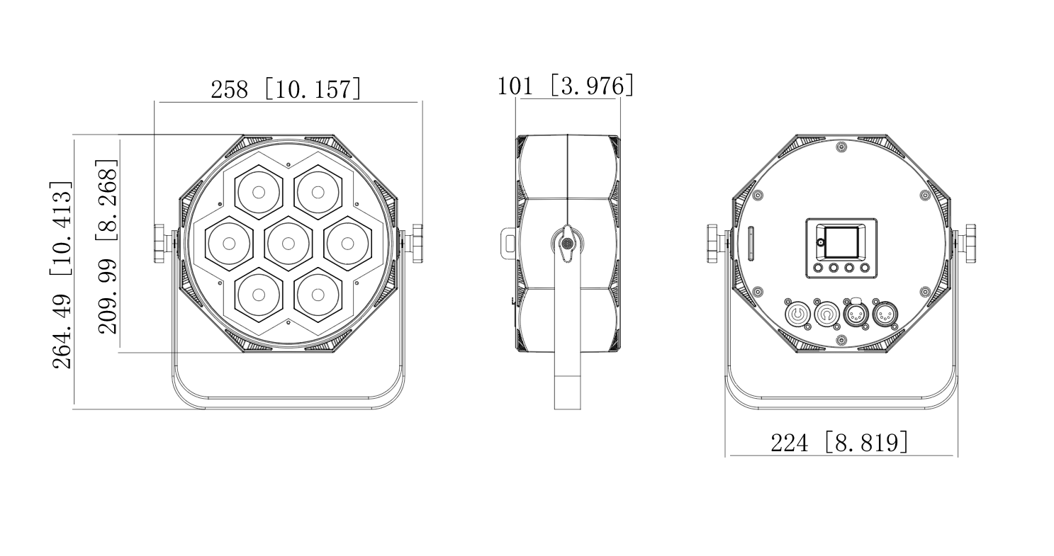 Smartpar 720e Dimensiones