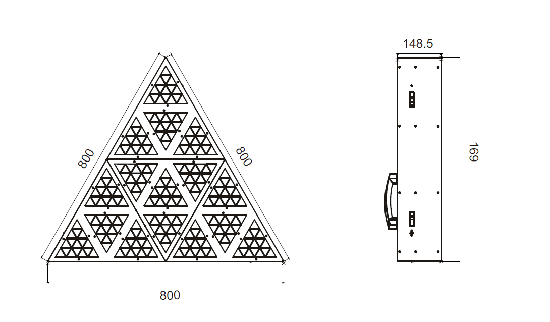 Triángulo Plus M Dimensiones